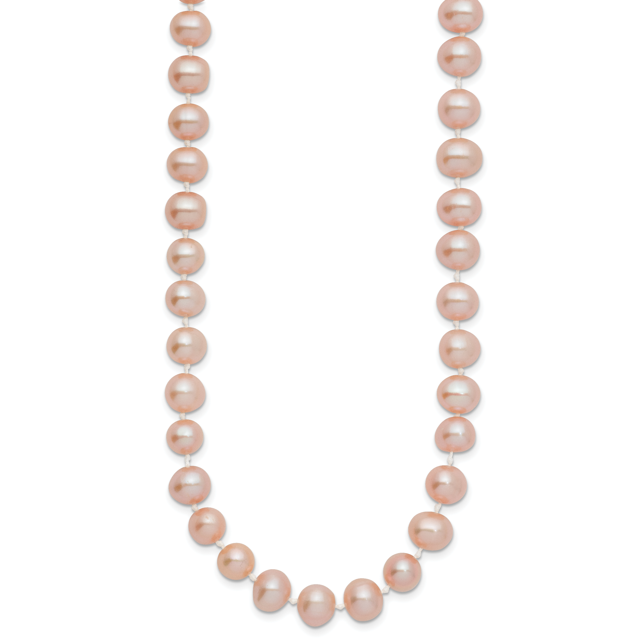 14K Gold Pink Freshwater Pearl Necklace Elegant Women's Jewelry Secondary image