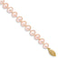 14k 7-8mm Pink Near Round Freshwater Cultured Pearl Bracelet