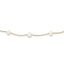 14K Gold Freshwater Pearl Necklace with Elegant White Cultured Pearls