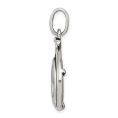 Sterling Silver & Bronze Coin Pendant with Antiqued Widow's Mite in Gift Pouch