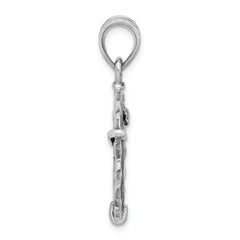 Sterling Silver Unisex Pendant with Antiqued Roman Bronze Constantine Coin Gift Ready