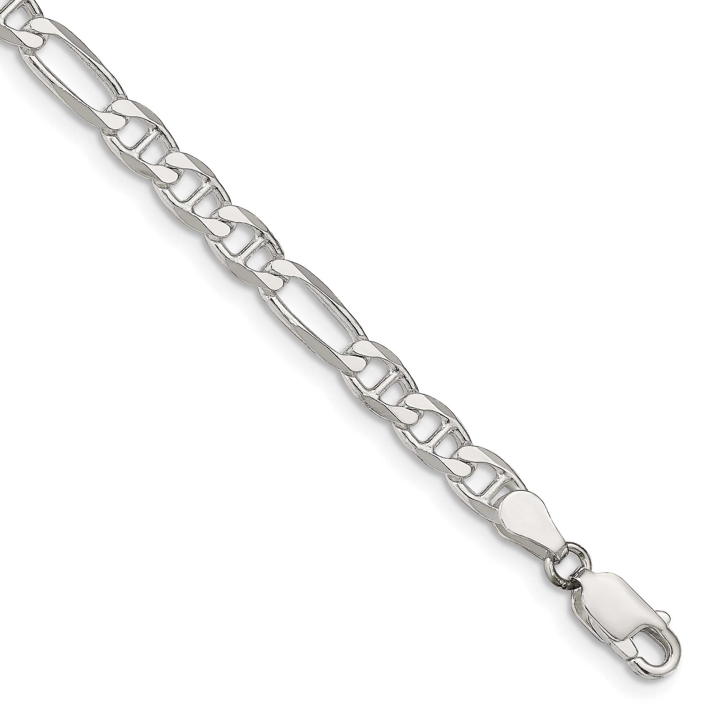 Sterling Silver 4.5mm Figaro Anchor Chain Main image