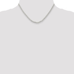 Sophia Jewelers Sterling Silver 925 Women's Flat Anchor Necklace with Polished Anti-Tarnish Finish