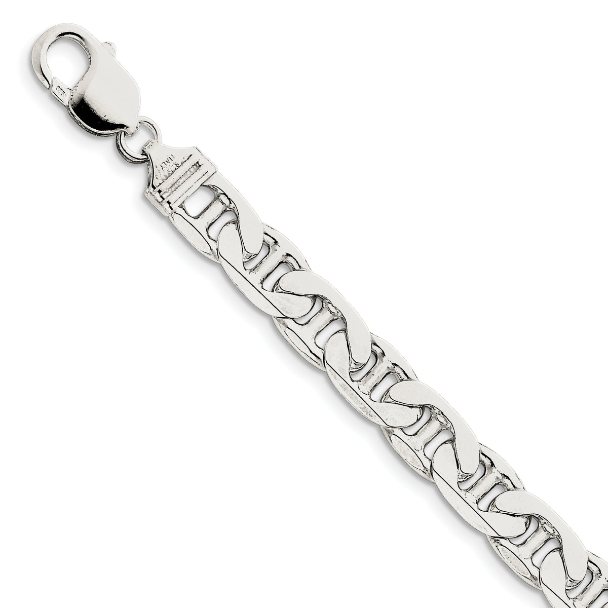 Sterling Silver 9.5mm Anchor Chain