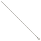 Diamond-Cut Long Link Cable Chain Bracelet in Sterling Silver