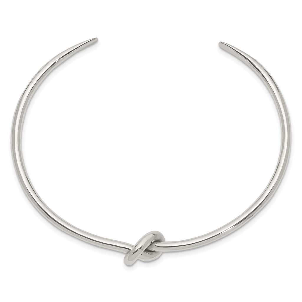 Sophia Jewelers 925 Sterling Silver Polished Knot Cuff Bracelet for Women