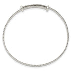 Sterling Silver 925 Girls' Milgrain Adjustable Polished Bracelet