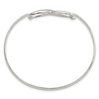 Sterling Silver Infinity Bangle Bracelet