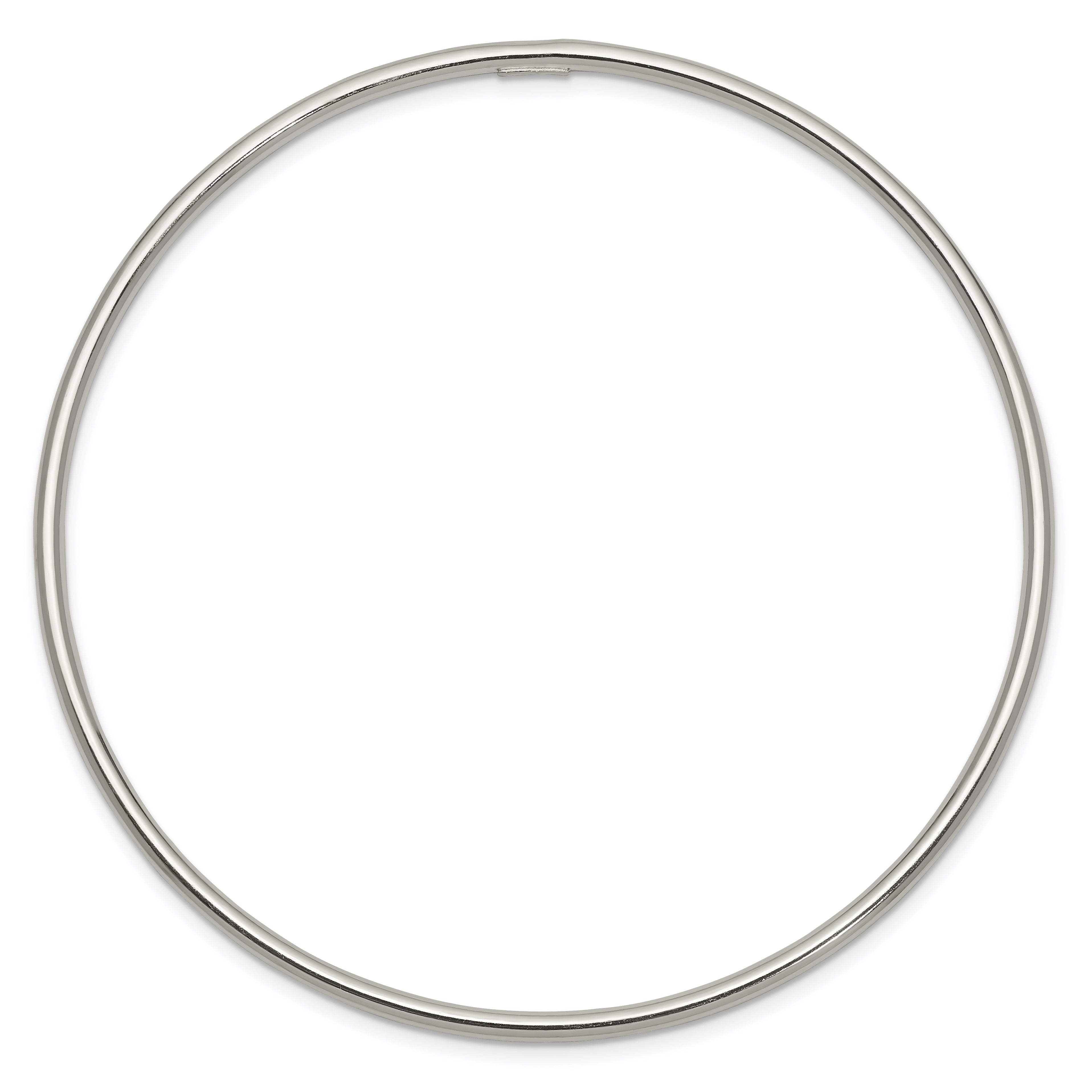 Sterling Silver 925 Women's Polished Slip-On Bangle by Sophia Jewelers