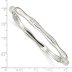 Sterling Silver Polished Slip-on Bangle