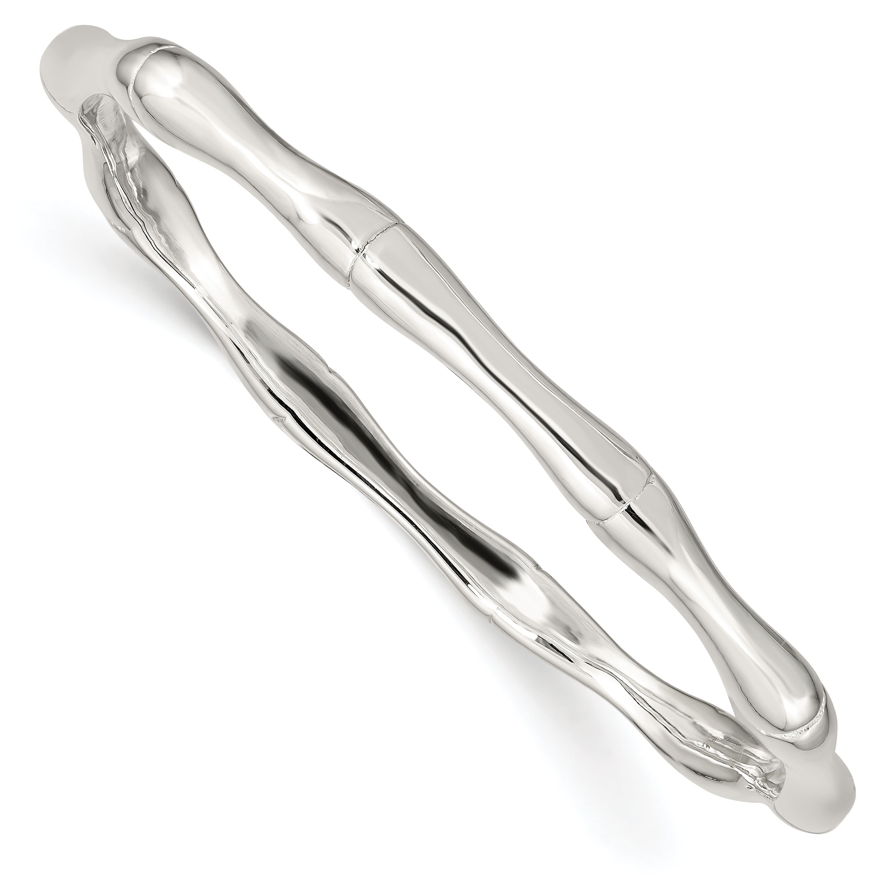 Sterling Silver Polished Slip-on Bangle Main image