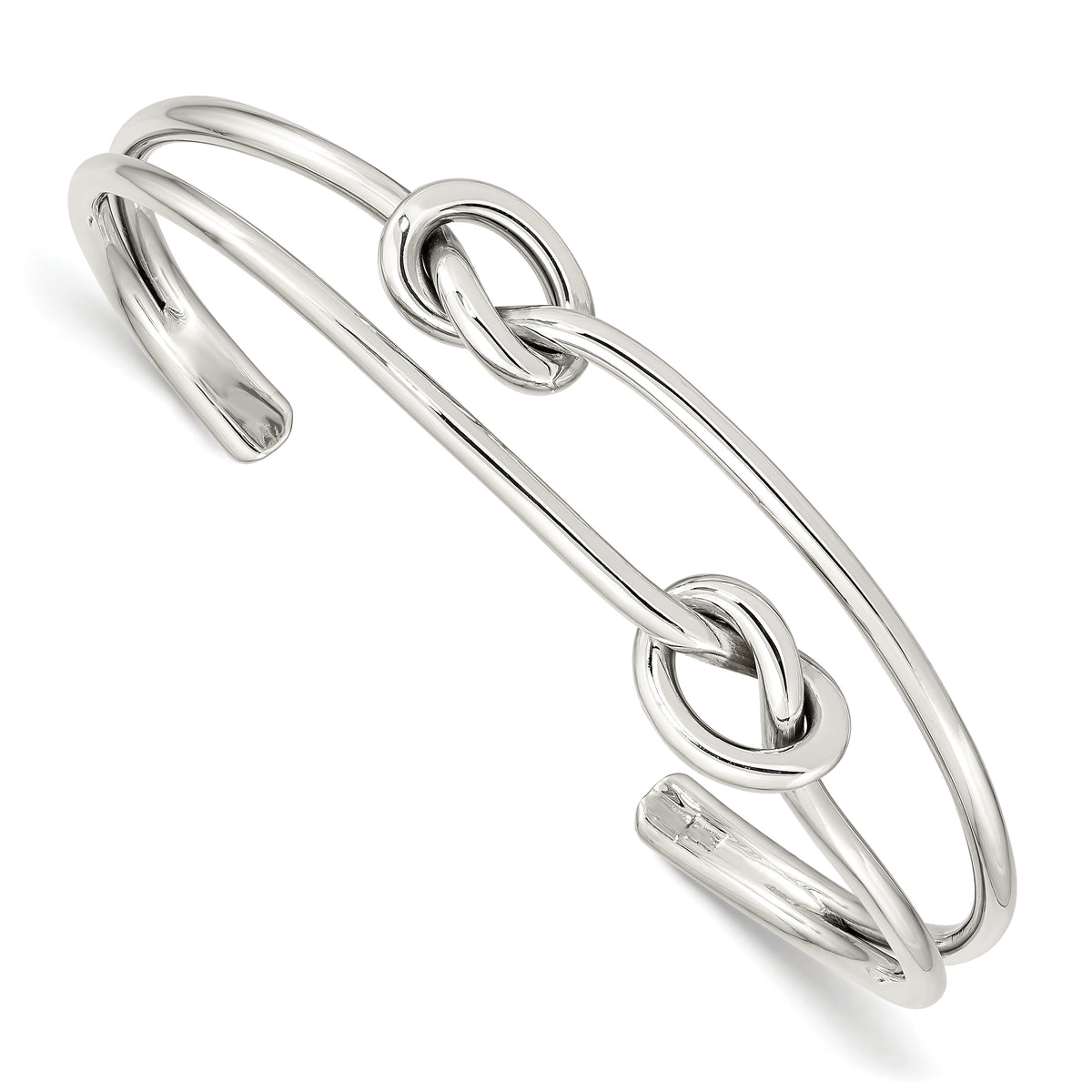 Sterling Silver Knot Bangle