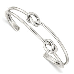 Sterling Silver Knot Bangle