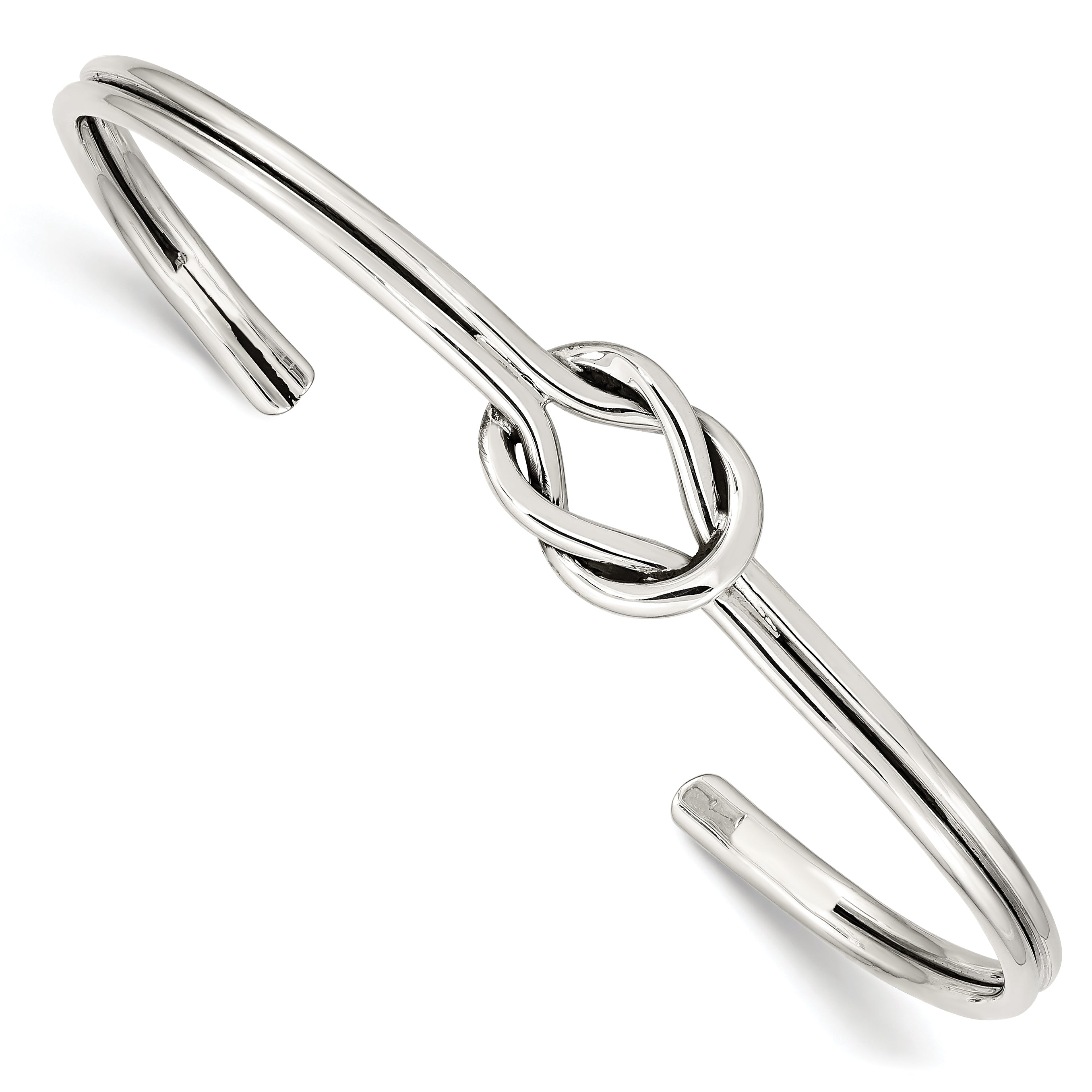 Sterling Silver Knot Bangle Main image