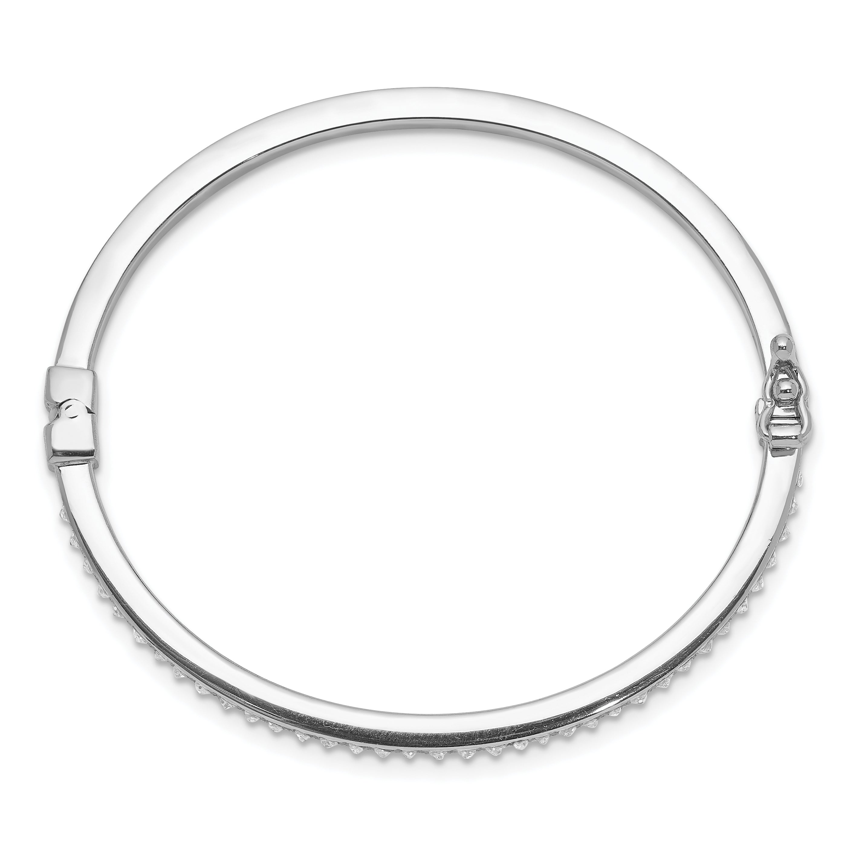 Diamond Fascination Diamond Mystique Sterling Silver Platinum-plated Diamond Baby Bangle Secondary image