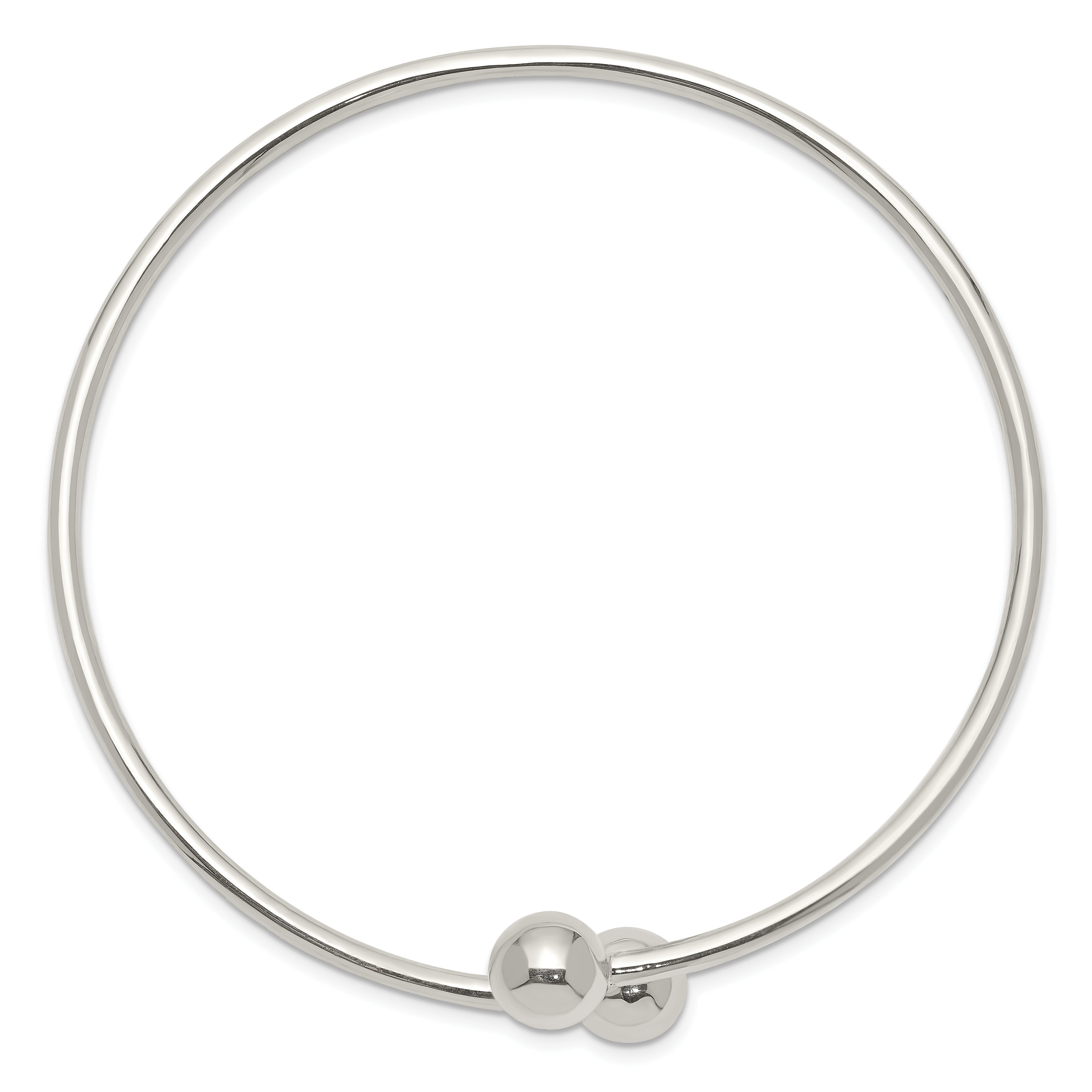 Sterling Silver Flexible Bangle Secondary image