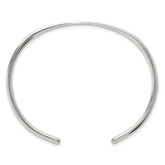 Sterling Silver Polished Cuff Bangle