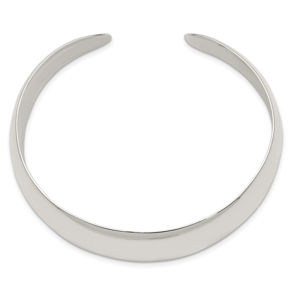Sophia Jewelers Sterling Silver 925 Polished Cuff Bracelet Engravable