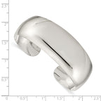Sophia Jewelers Sterling Silver 925 Polished Cuff Bracelet Engravable