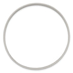 925 Sterling Silver Women's Solid Polished Slip-On Bangle Bracelet