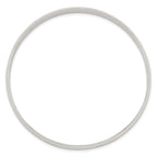 Sterling Silver 7mm Solid Polished Plain Slip-On Bangle Bracelet