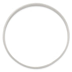 Sterling Silver 9.75mm Solid Polished Plain Slip-On Bangle Bracelet