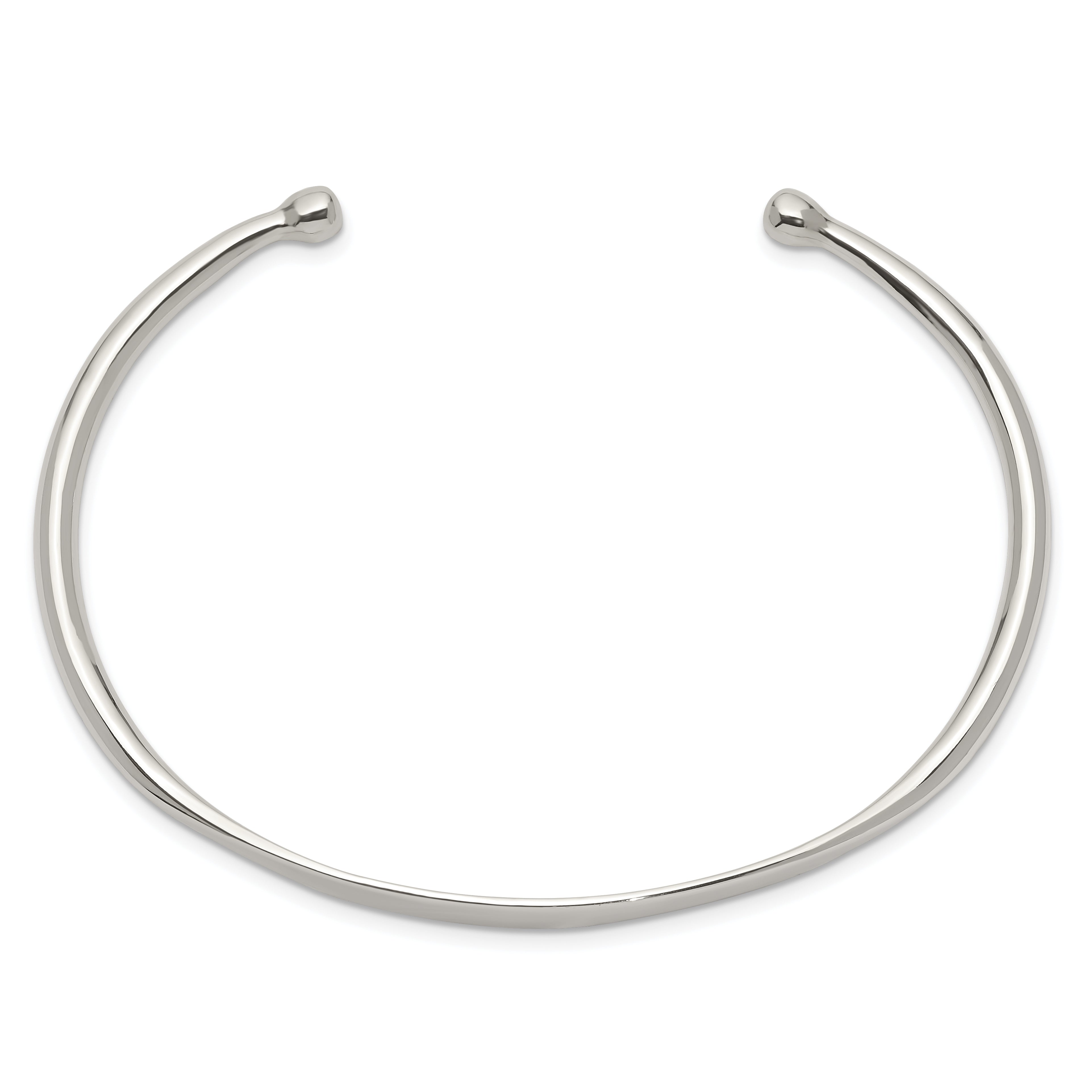 Sophia Jewelers Polished Sterling Silver 925 Women's Engravable Cuff Bracelet Secondary image
