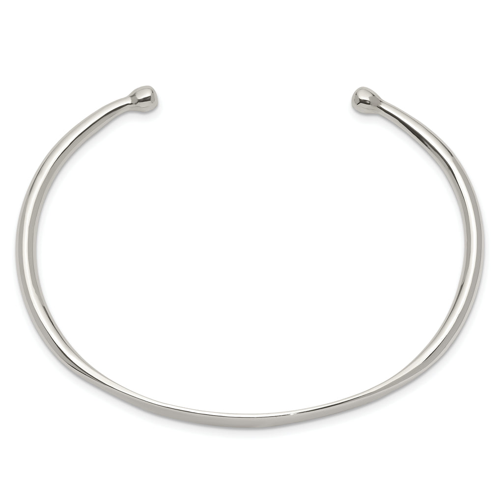 Sophia Jewelers Polished Sterling Silver 925 Women's Engravable Cuff Bracelet