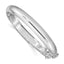 Sterling Silver Rhodium-plated 9.00mm Fancy Hinged Bangle Bracelet