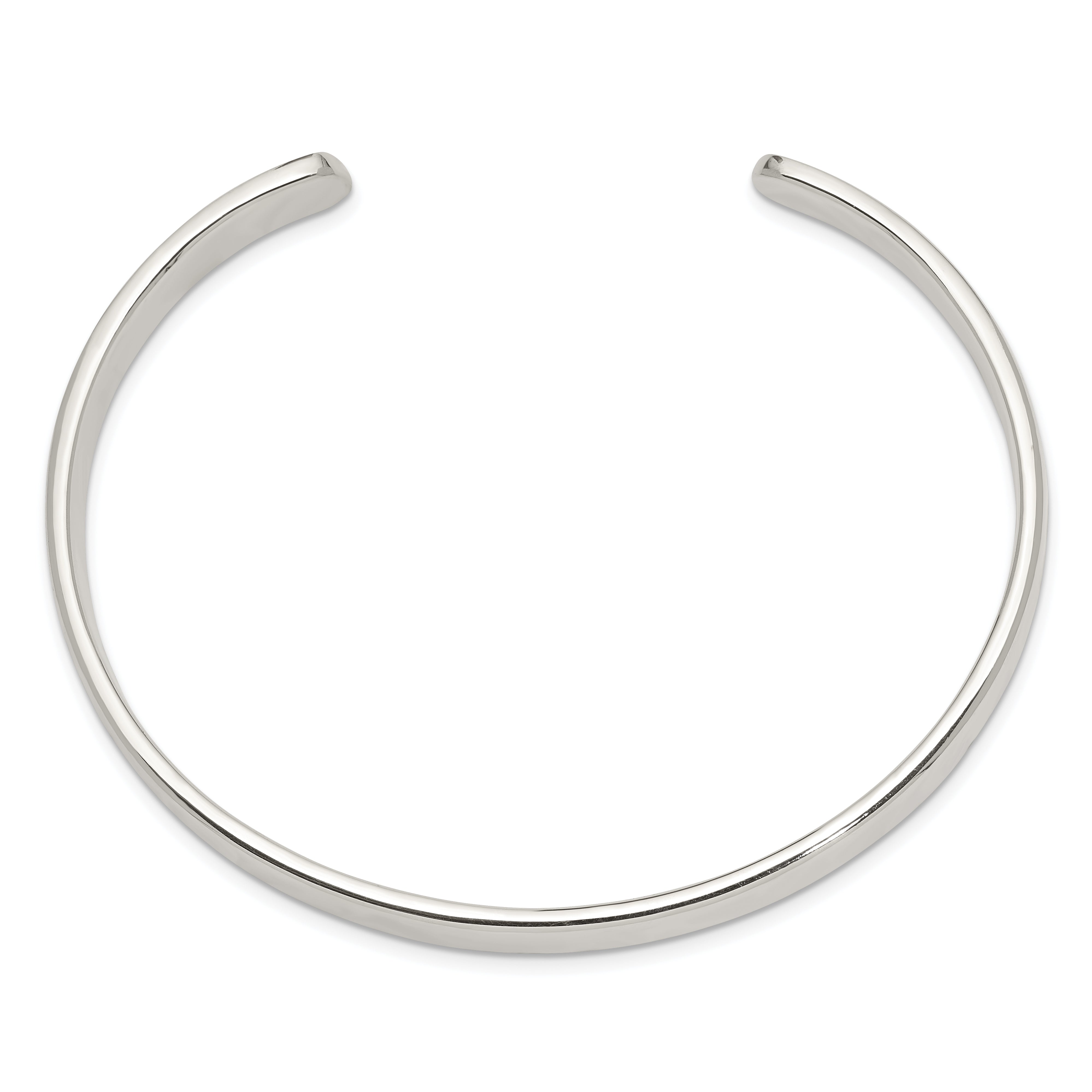 Sterling Silver 7mm Cuff Bangle Secondary image