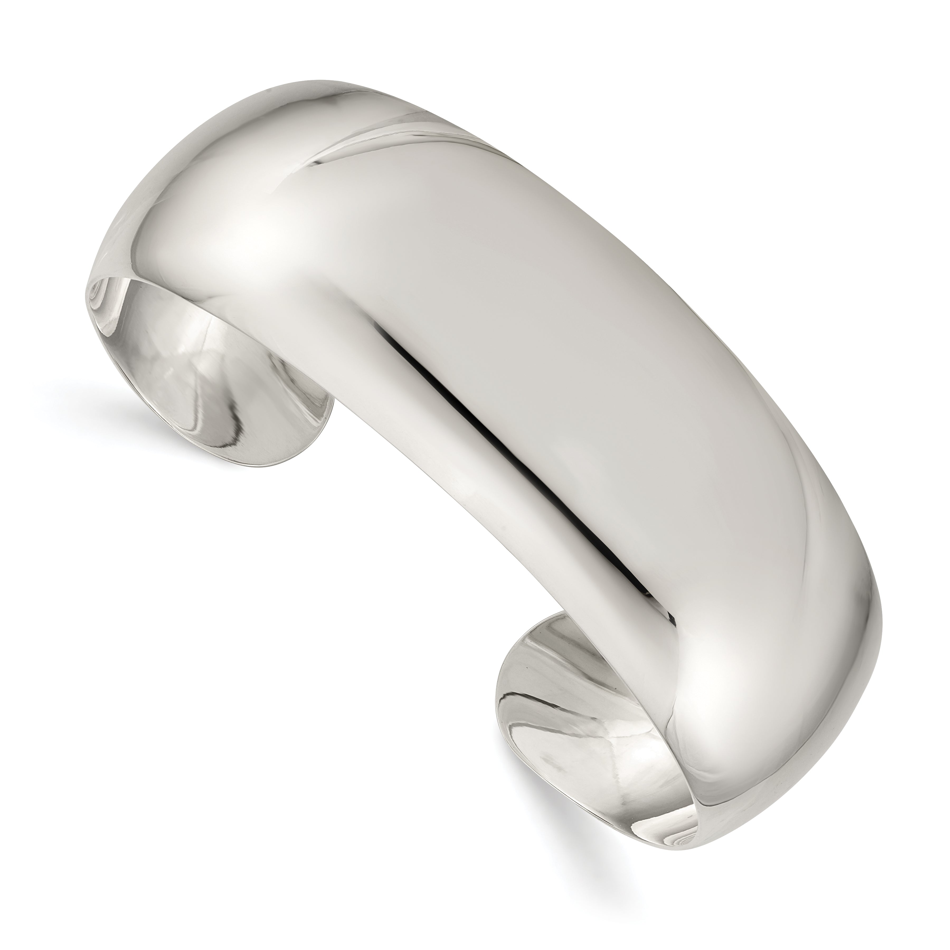 Sterling Silver 21mm Cuff Bangle Main image
