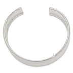 Sterling Silver 925 Women's Polished Engravable Cuff Bracelet by Sophia Jewelers