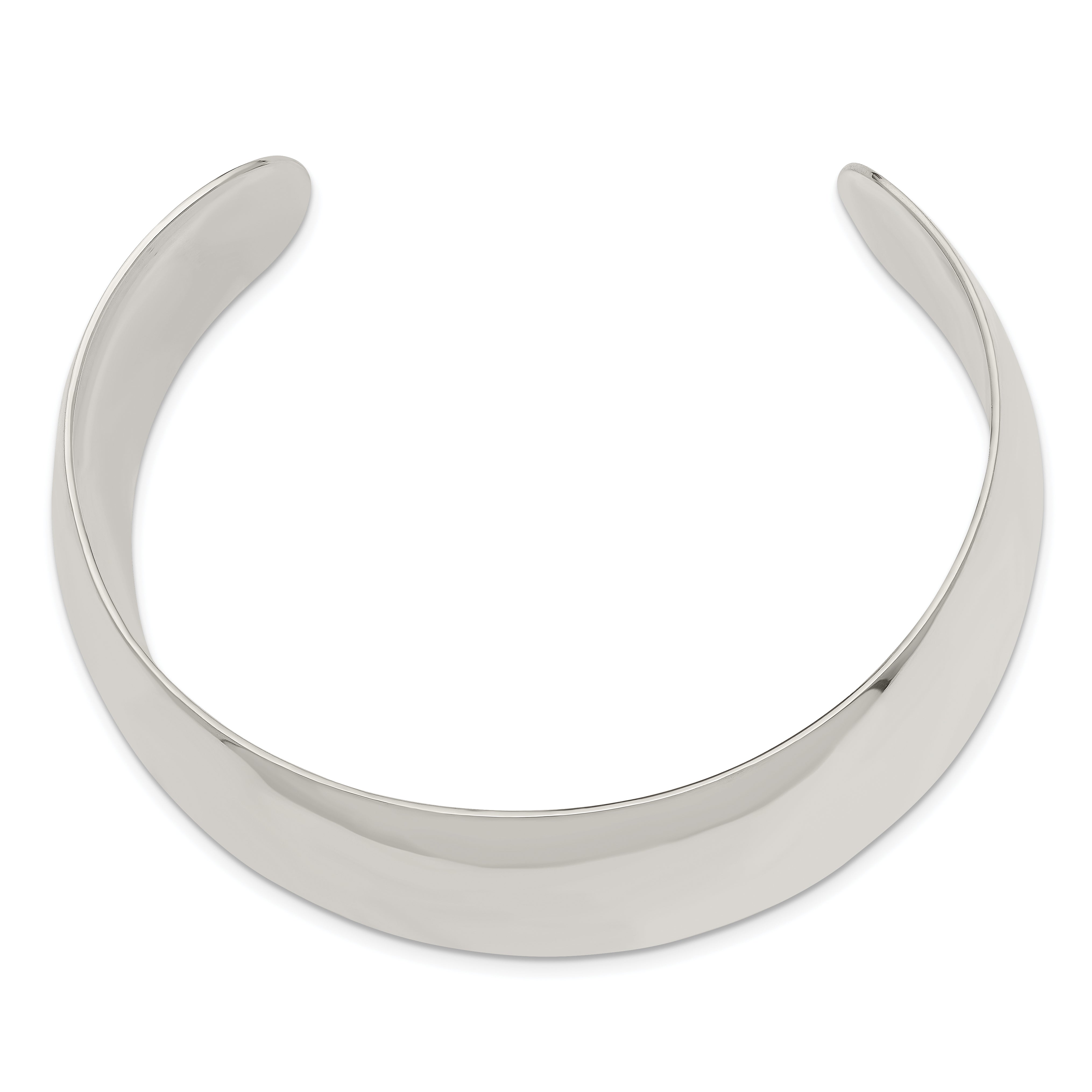 Sterling Silver 925 Women's Polished Engravable Cuff Bangle Bracelet