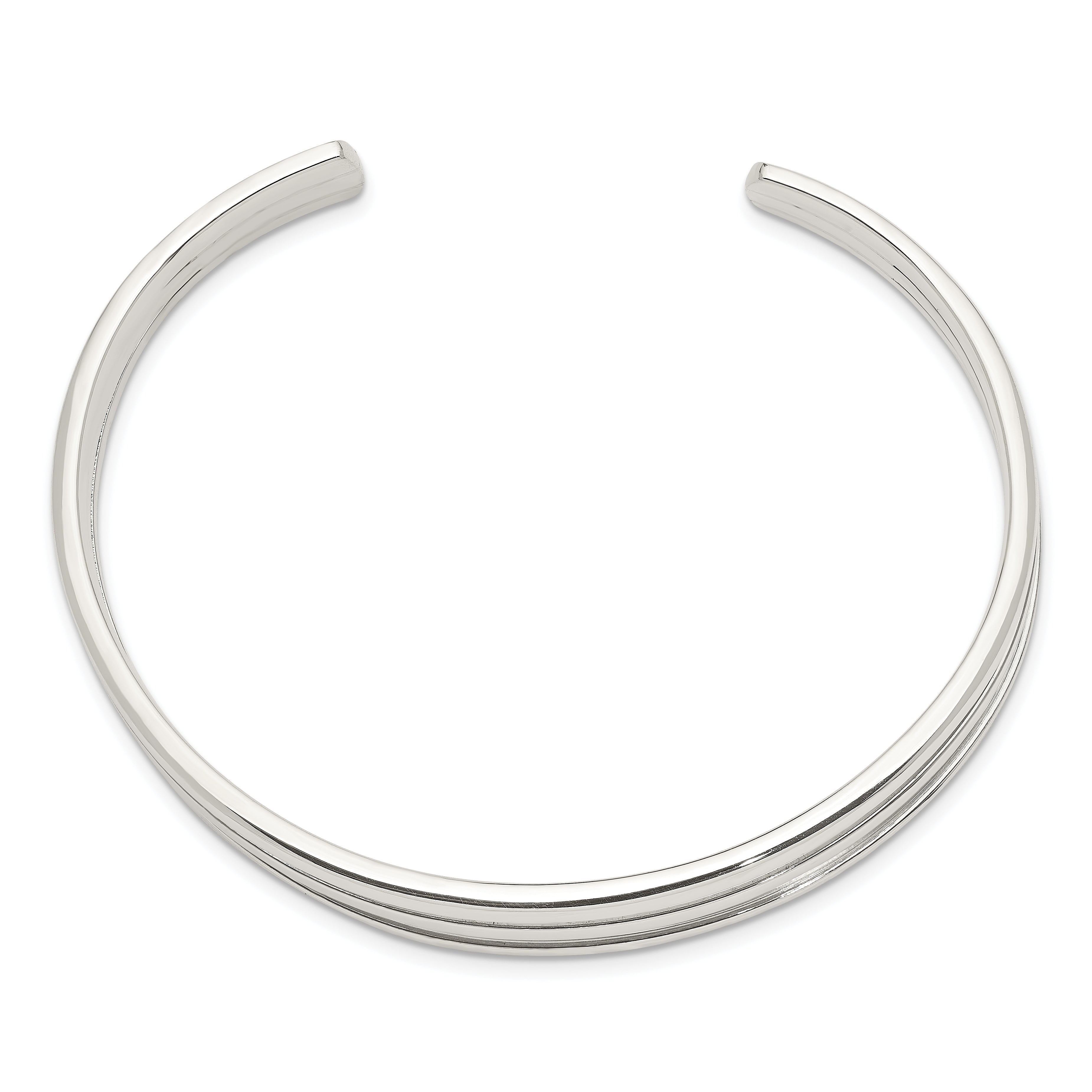 Sophia Jewelers 925 Sterling Silver Women's Polished Cuff Bangle Bracelet Secondary image