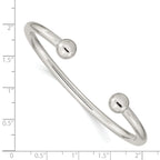 Sophia Jewelers Sterling Silver 925 Women's Cuff Bangle with Polished Finish