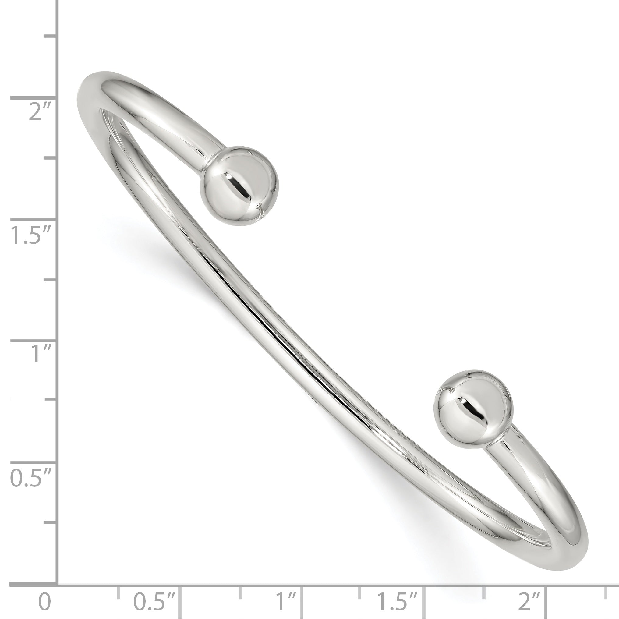 Sterling Silver Cuff Bangle Bracelet