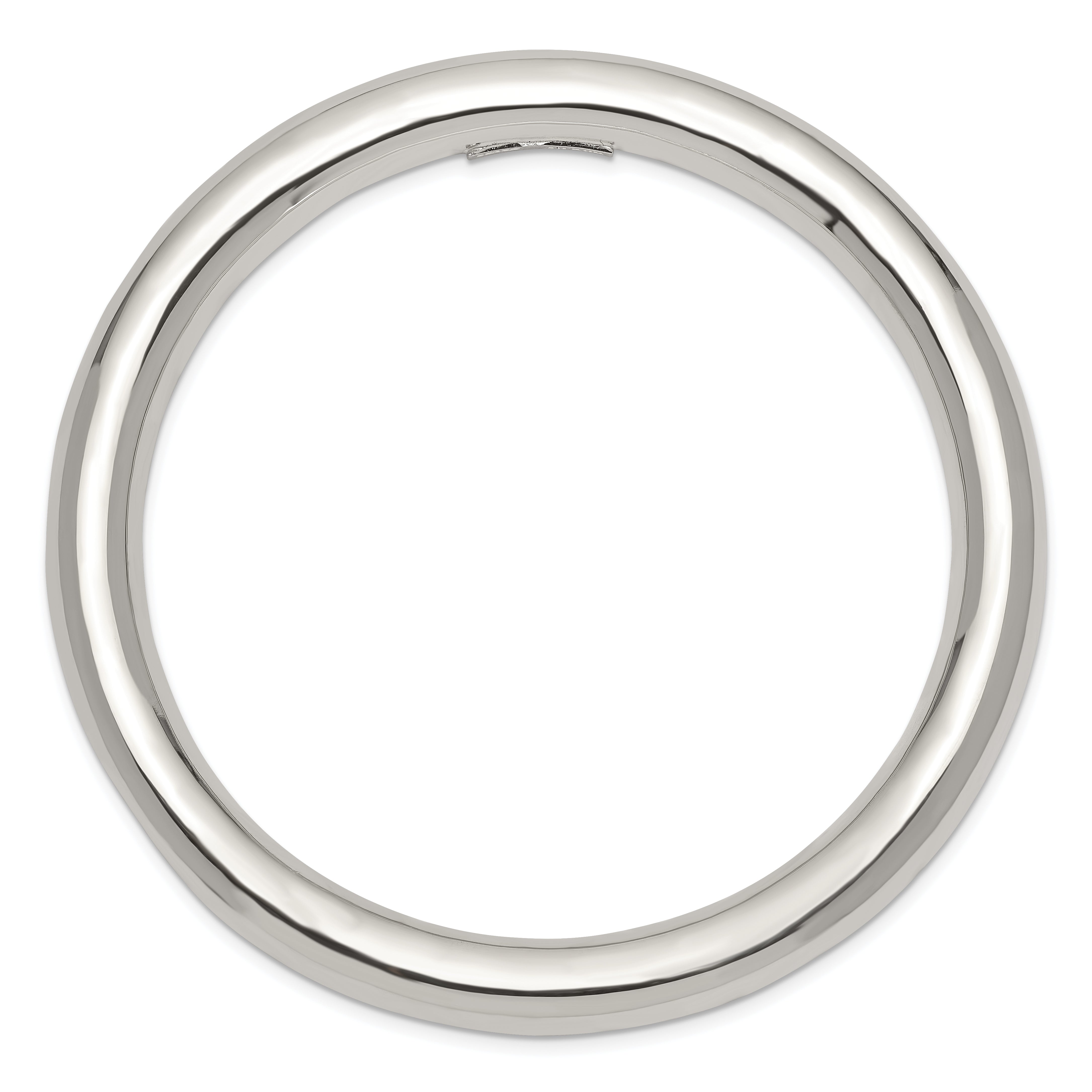 Sterling Silver 925 Polished Women's Slip-On Bangle by Sophia Jewelers