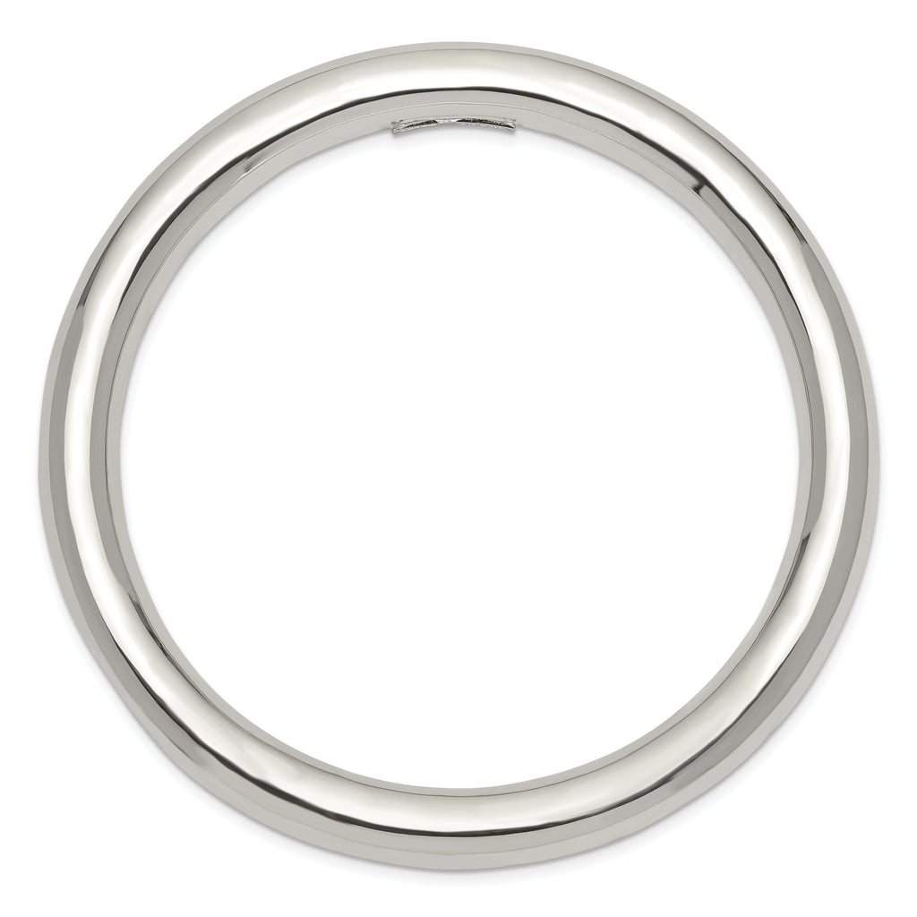 Sterling Silver 925 Polished Women's Slip-On Bangle by Sophia Jewelers