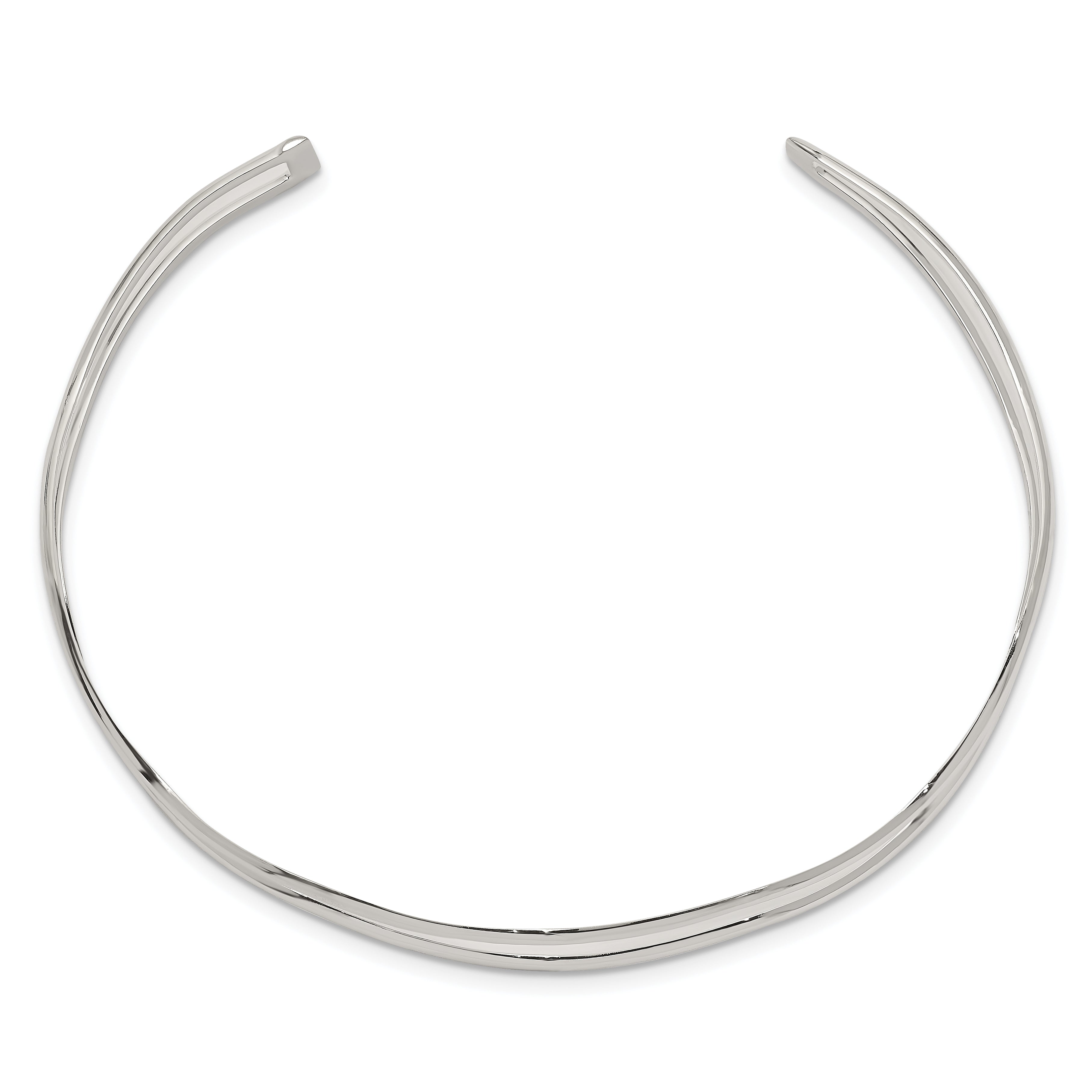 Sophia Jewelers Sterling Silver 925 Wavy Cuff Bracelet Flawless Polished Finish
