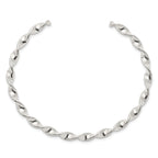 Sophia Jewelers 925 Sterling Silver Twisted Cuff Bangle for Women