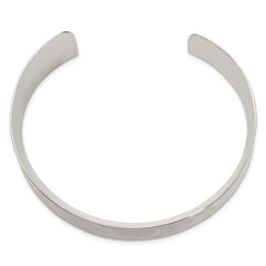 Sophia Jewelers Women's Hammered Sterling Silver Cuff Bangle Bracelet