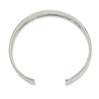Sophia Jewelers Women's 925 Sterling Silver Polished 10mm Cuff Bracelet