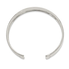 Sophia Jewelers Women's 925 Sterling Silver Polished 10mm Cuff Bracelet