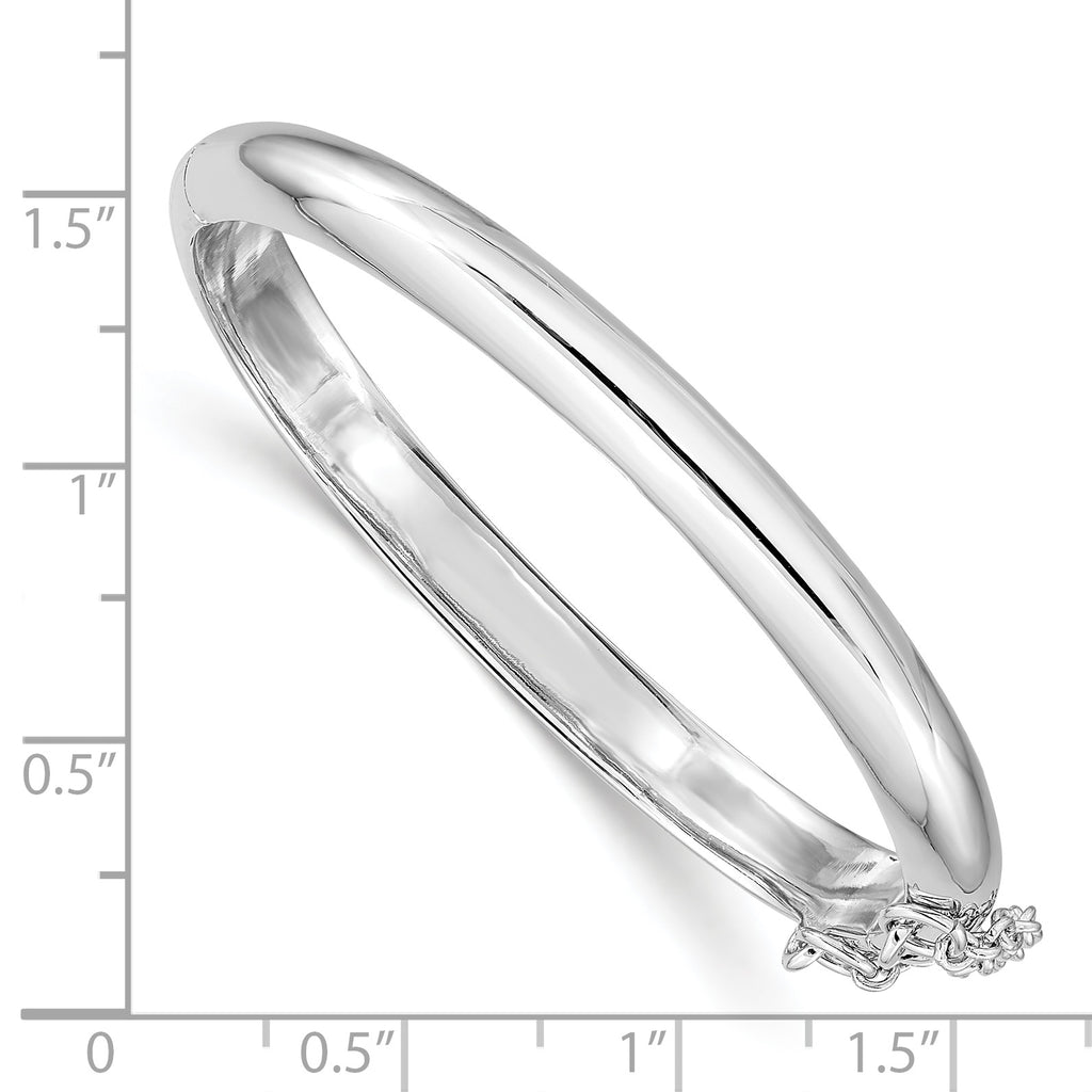 Sophia Jewelers Sterling Silver Child's Bangle with Safety Clasp