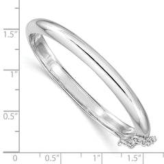 Sophia Jewelers Sterling Silver Child's Bangle with Safety Clasp