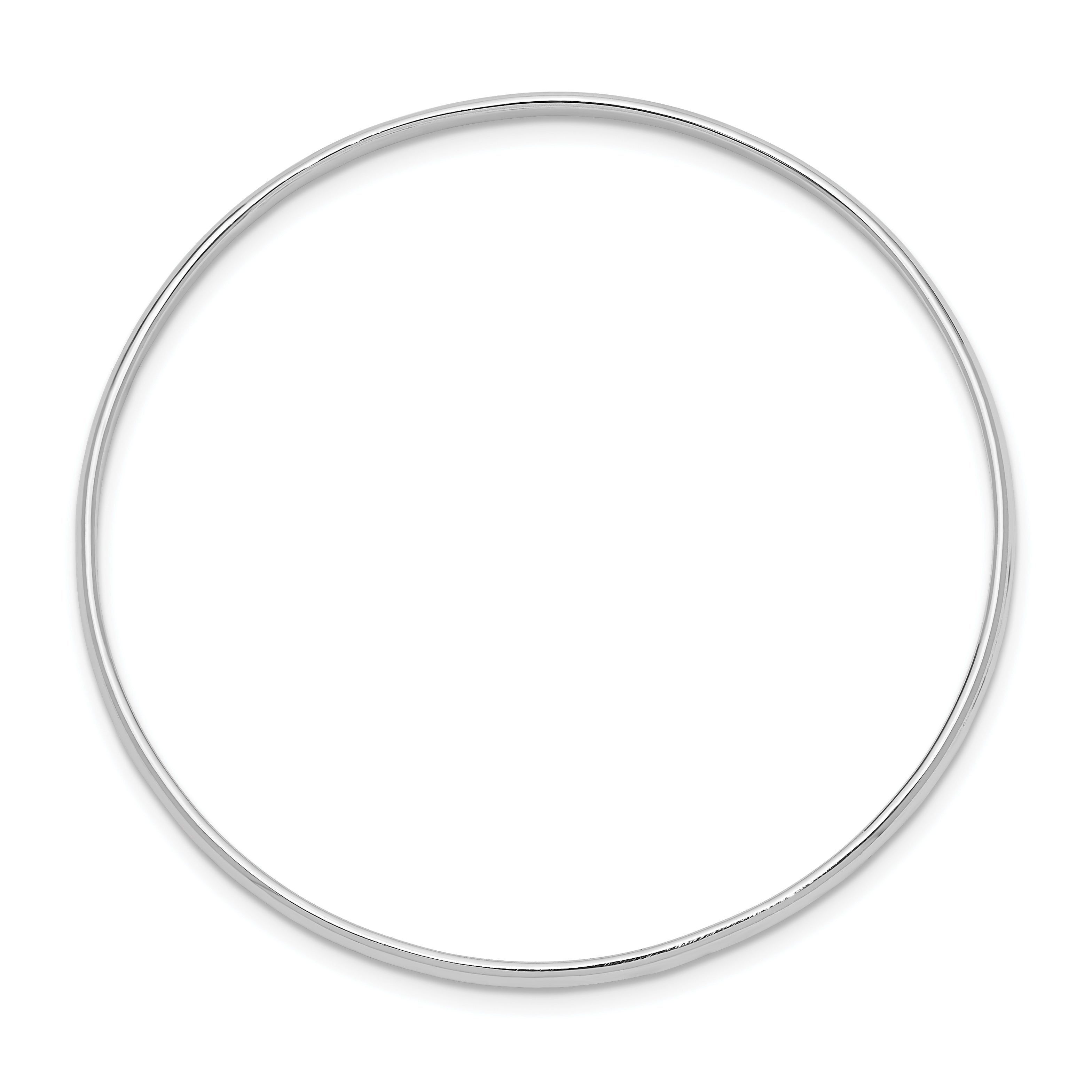Sophia Jewelers Sterling Silver Children's Polished Slip-On Bangle Bracelet Secondary image