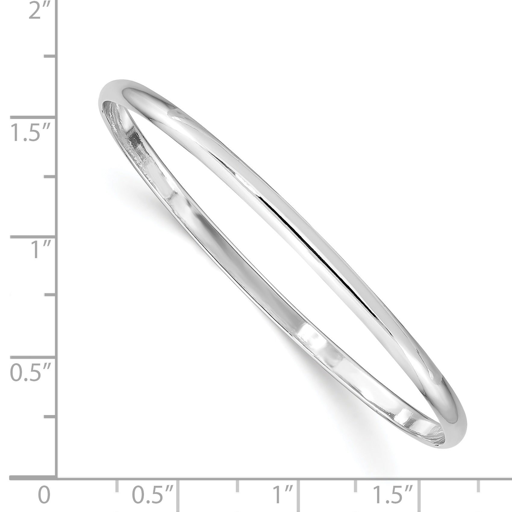 Sterling Silver 925 Children's Slip-On Bracelet Polished Handcrafted Elegance