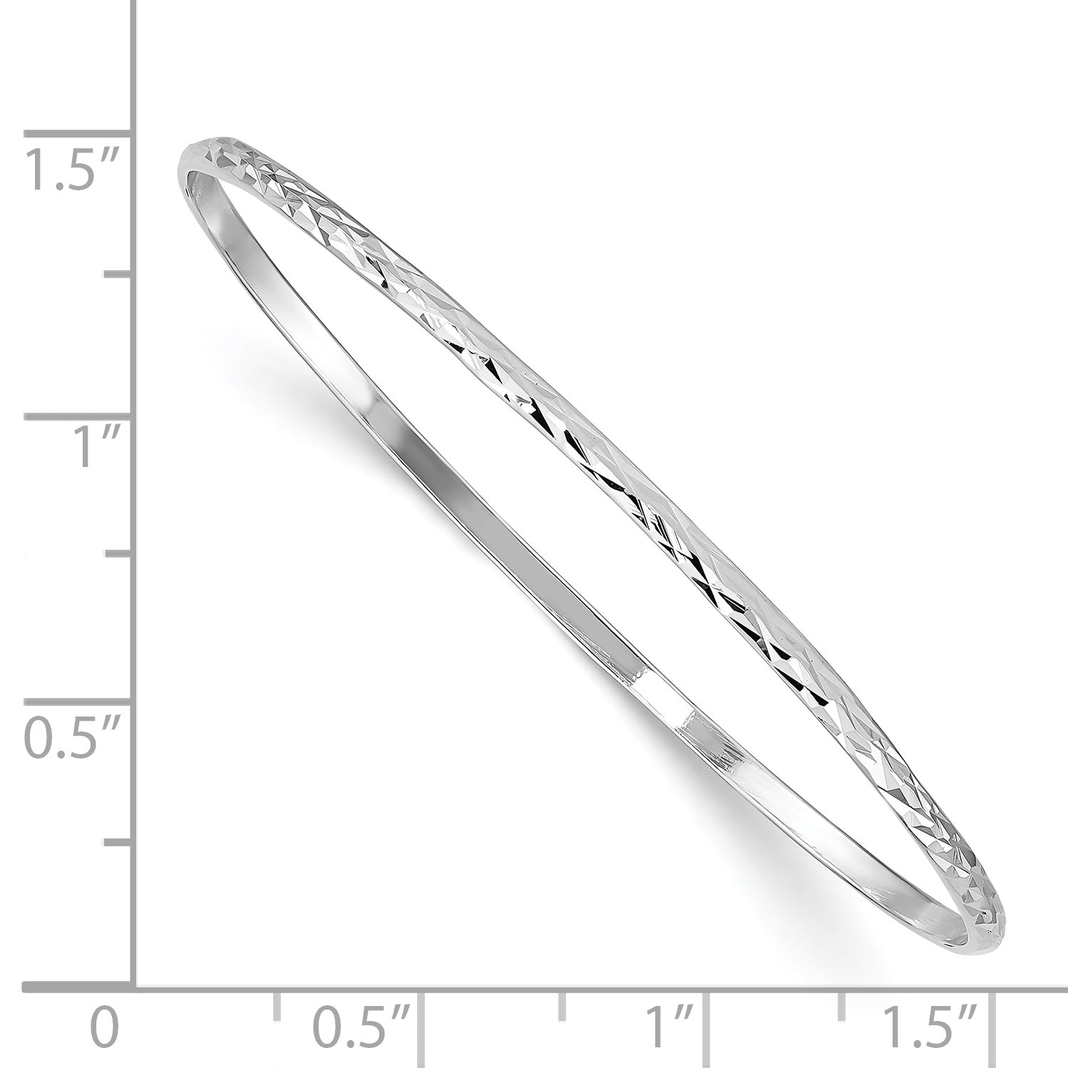Sophia Jewelers Sterling Silver Children's Polished Slip-On Bangle