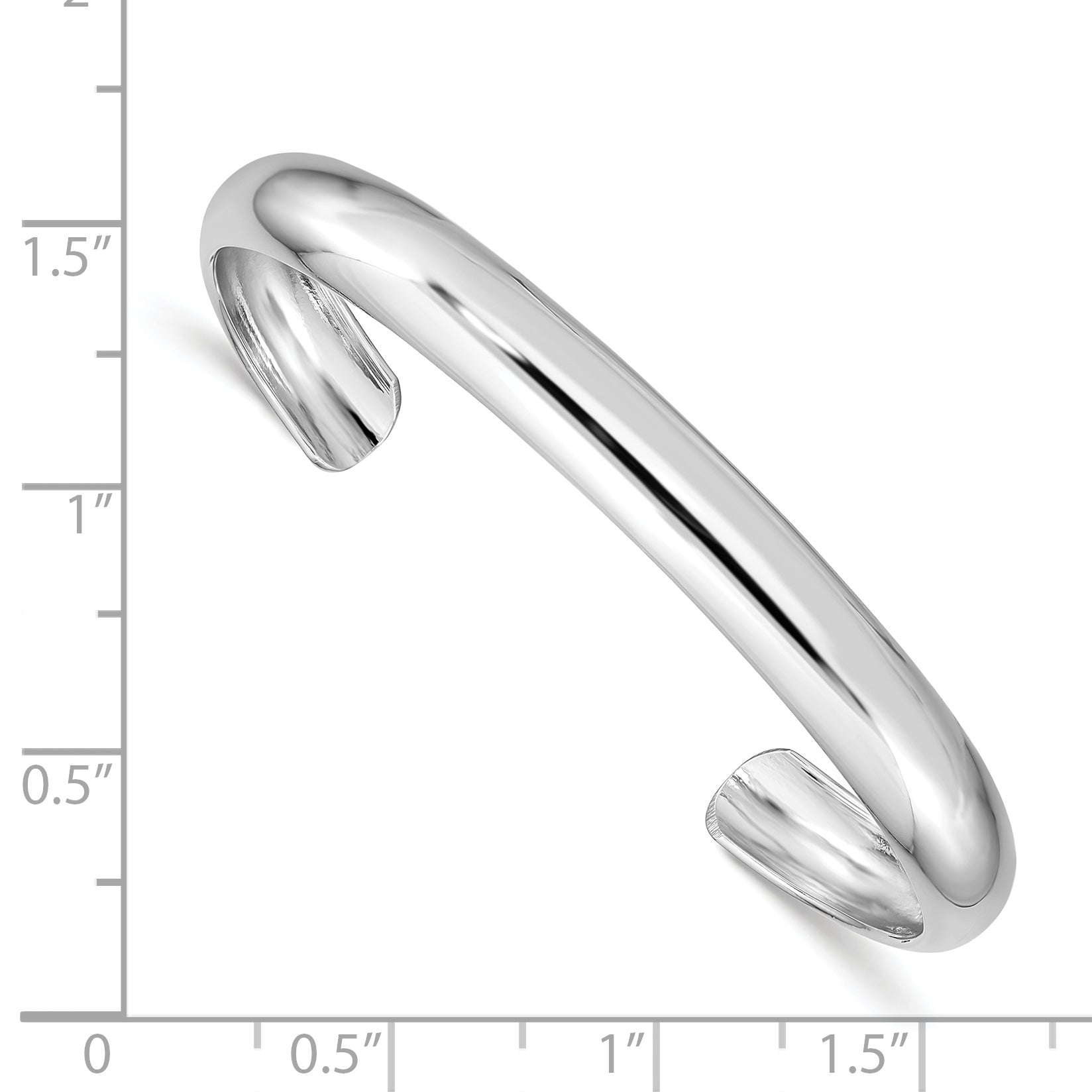Sophia Jewelers Sterling Silver Children's Cuff Bangle Polished Handcrafted Elegance