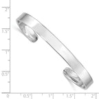 Sophia Jewelers Sterling Silver 925 Polished Cuff Bangle for Girls